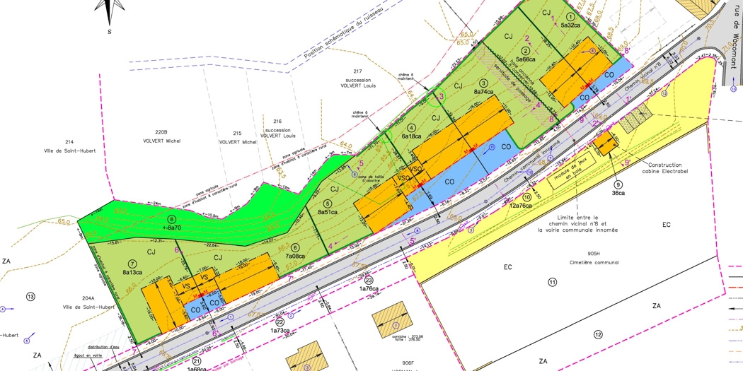Lotissement à Saint-Hubert Arville