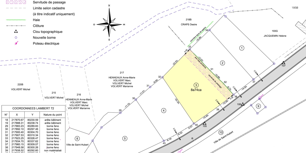 Lotissement à Saint-Hubert Arville