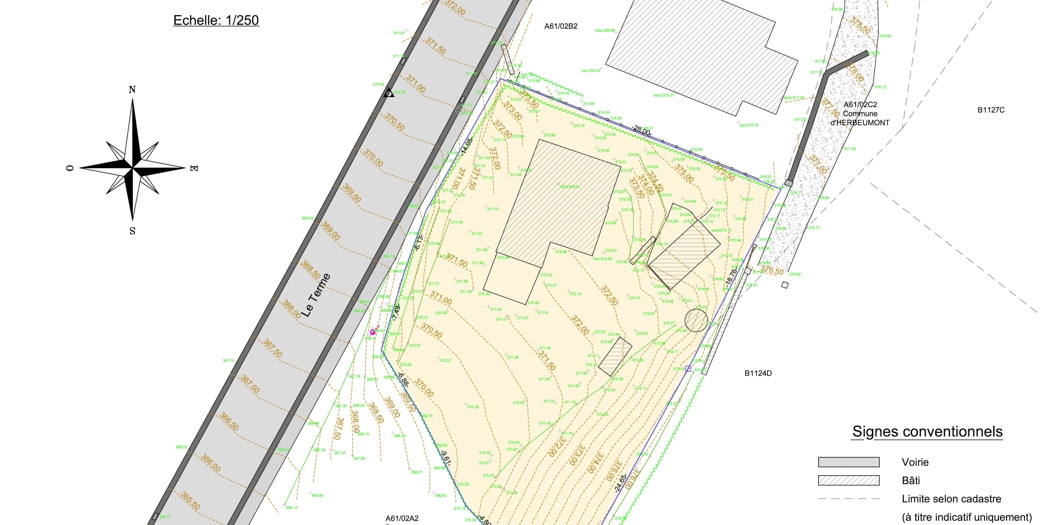 plan de nivellement Herbeumont